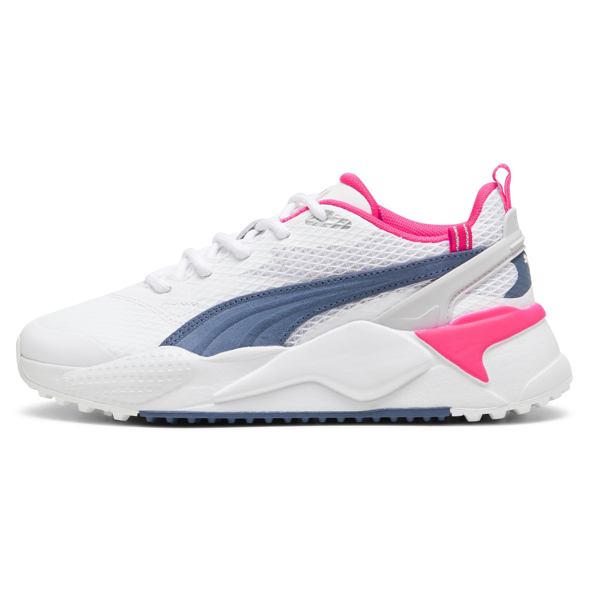 Ladies Puma GS-X Efekt Golf Shoes White/Blue/Ravish